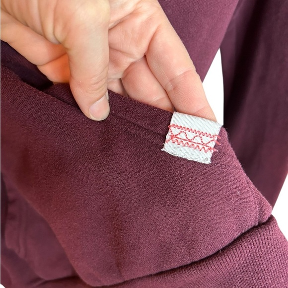 Women pullover hoodie Reflex Burgundy Medium - Picture 7 of 8
